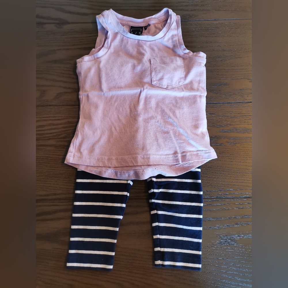 ZC+Joe Fresh matching set size 6-12M